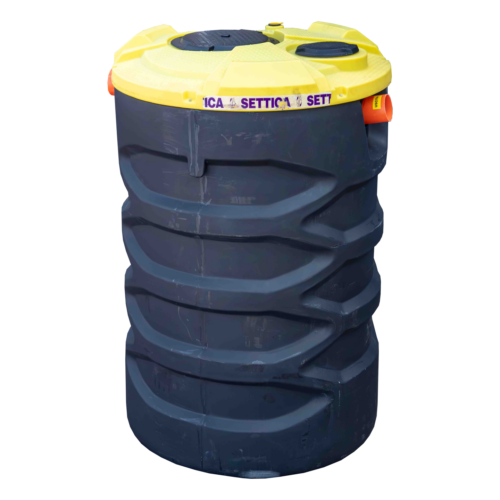 Kleine kunststof septic tank 1500 liter